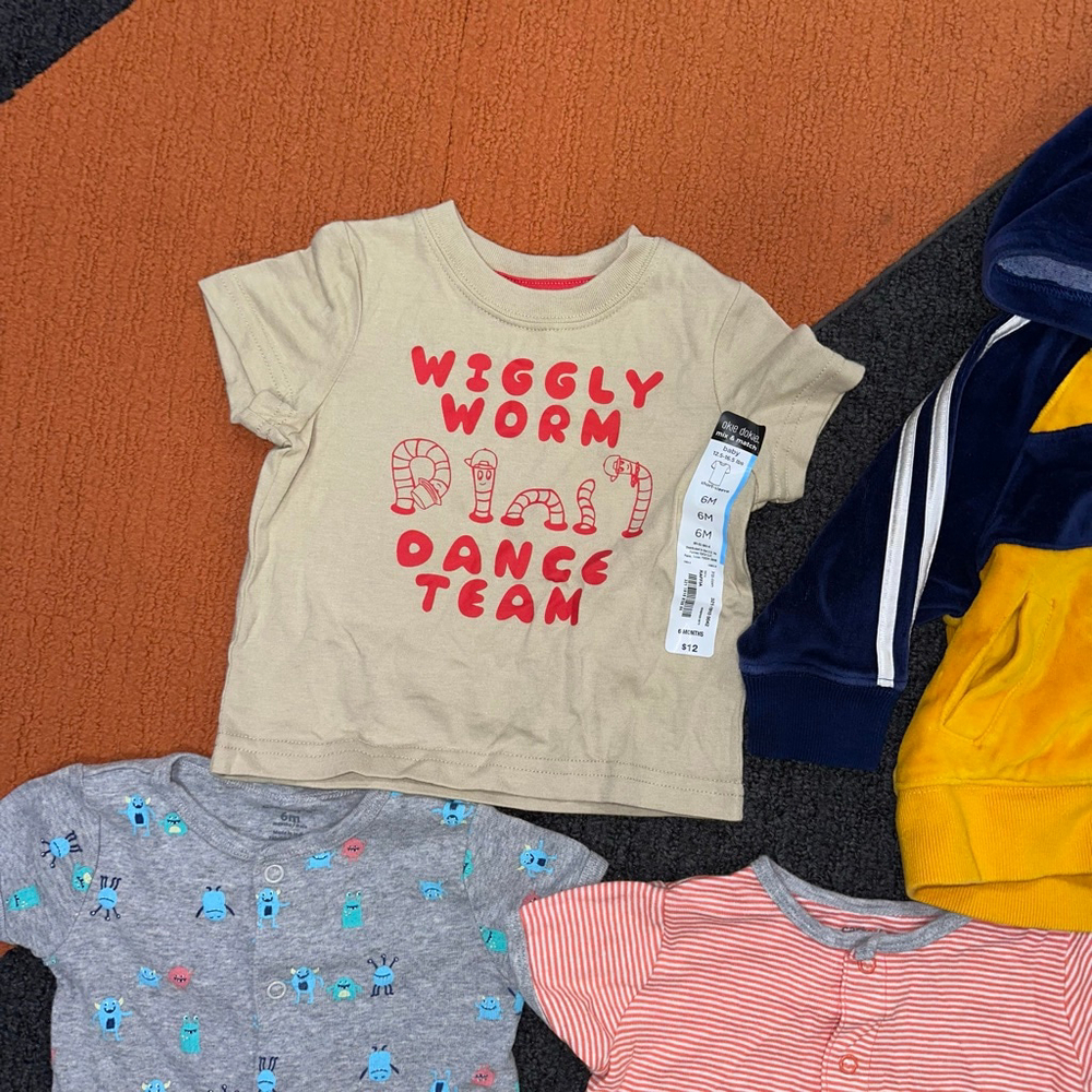 Lot of 11 Baby Boy Bundle 6 months Mixed Brands & Seasons - Picture 10 of 12